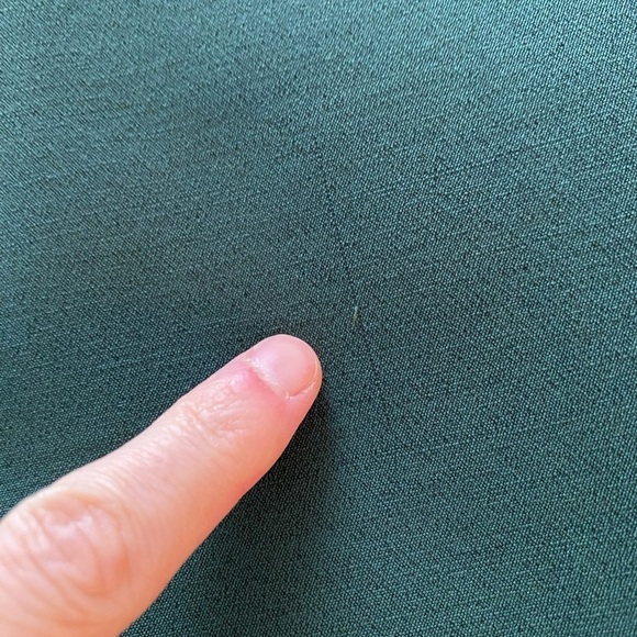 Isoude Green Straight Leg High Rise Pants, Women's Size 8, Designer Trousers - Picture 6 of 10